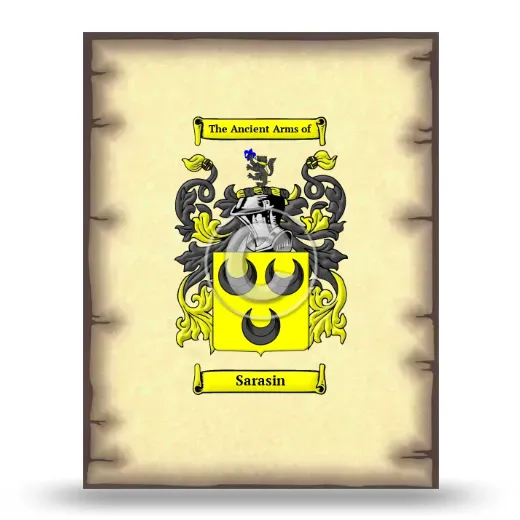 Sarasin Coat of Arms Print