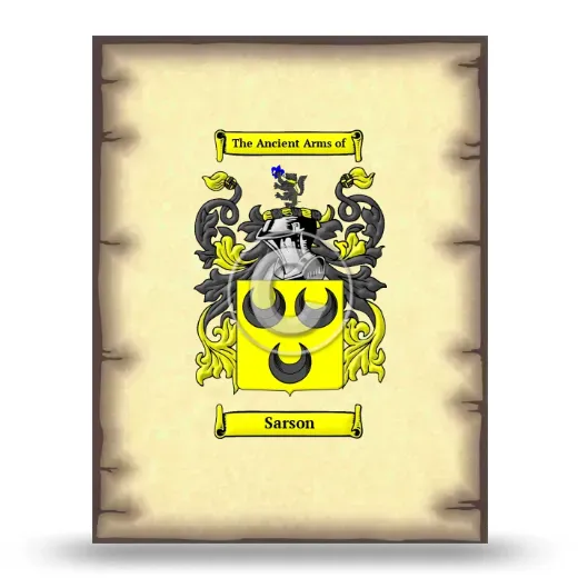 Sarson Coat of Arms Print