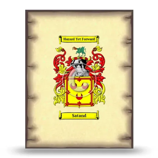 Satand Coat of Arms Print