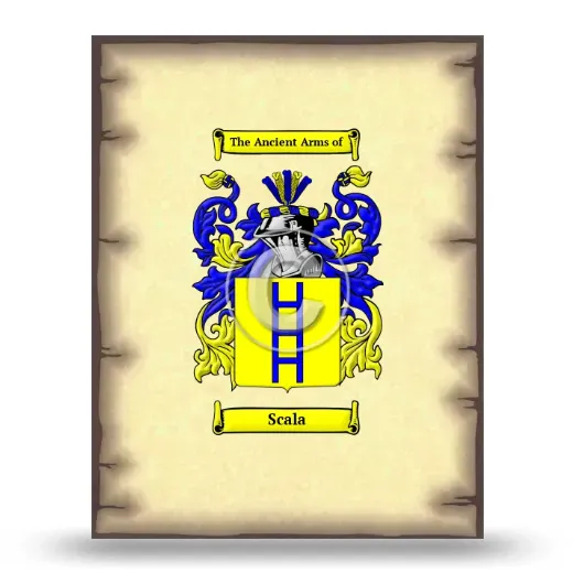 Scala Coat of Arms Print