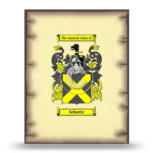 Scheetz Coat of Arms Print