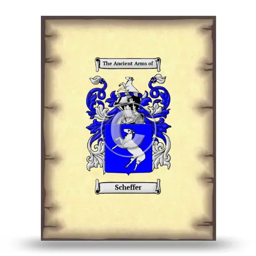 Scheffer Coat of Arms Print