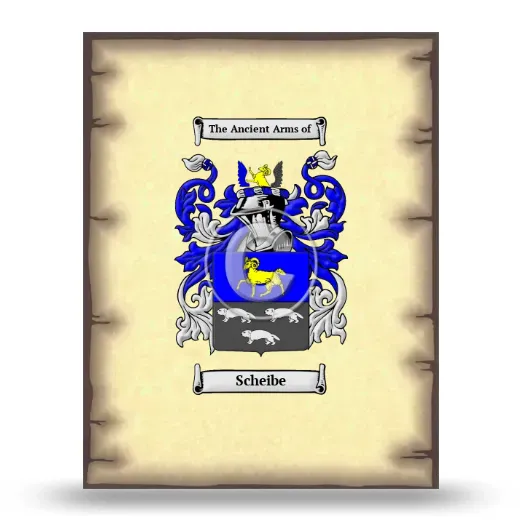 Scheibe Coat of Arms Print