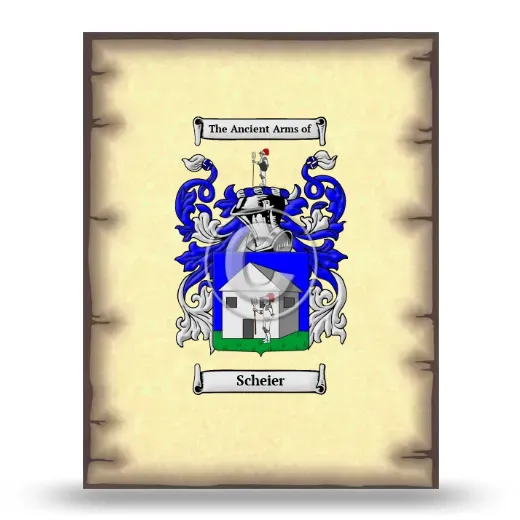 Scheier Coat of Arms Print