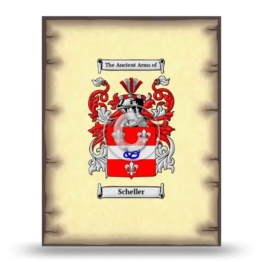 Scheller Coat of Arms Print