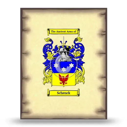 Schenck Coat of Arms Print