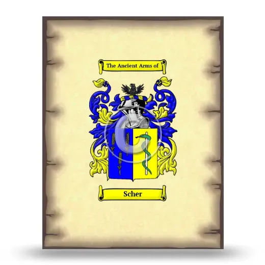 Scher Coat of Arms Print