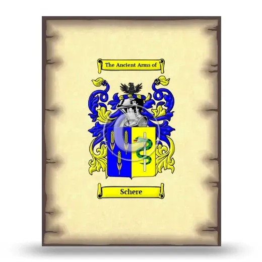 Schere Coat of Arms Print