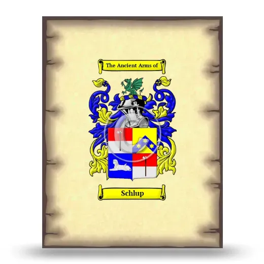 Schlup Coat of Arms Print