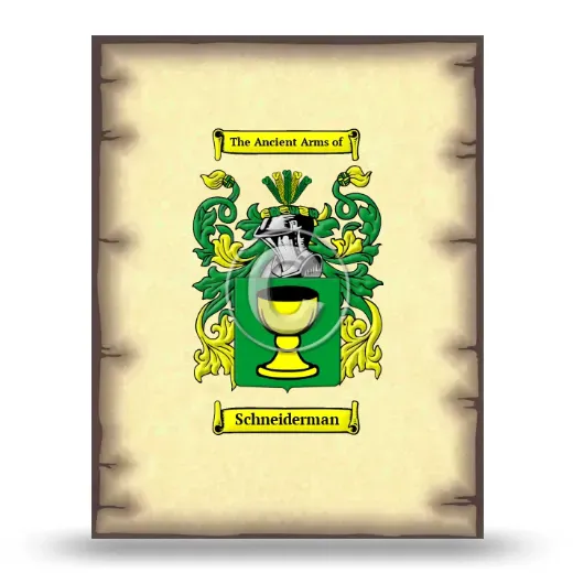 Schneiderman Coat of Arms Print
