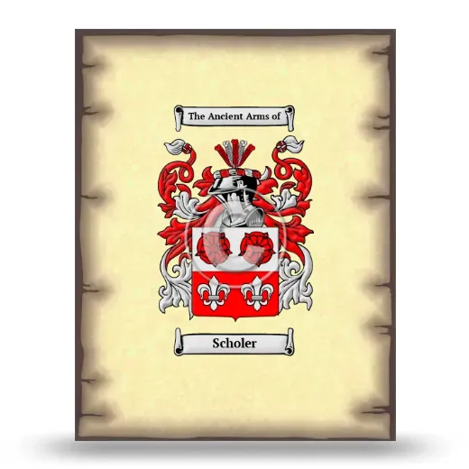 Scholer Coat of Arms Print
