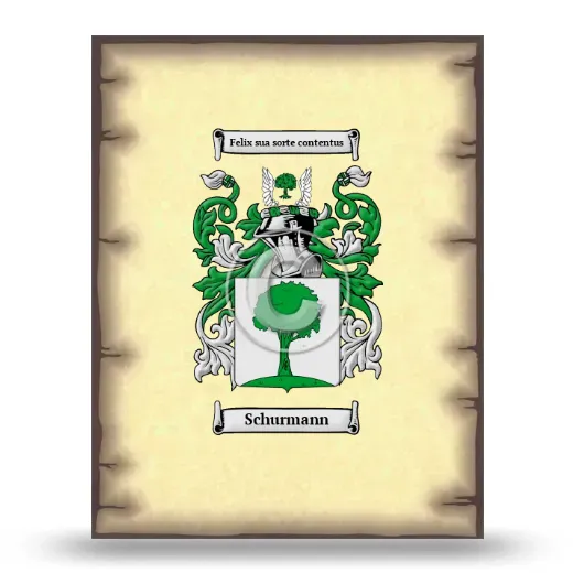 Schurmann Coat of Arms Print