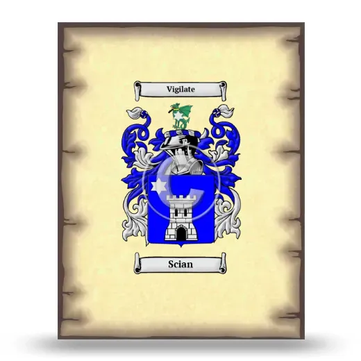 Scian Coat of Arms Print