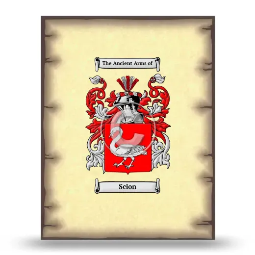 Scion Coat of Arms Print