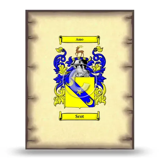 Scot Coat of Arms Print