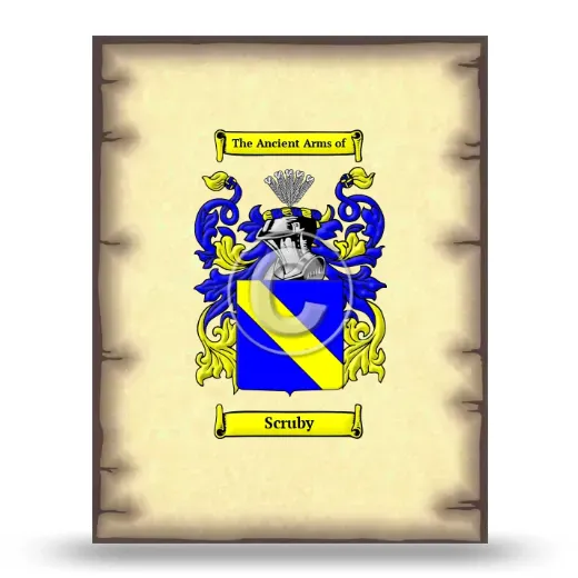 Scruby Coat of Arms Print