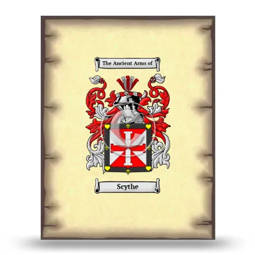 Scythe Coat of Arms Print