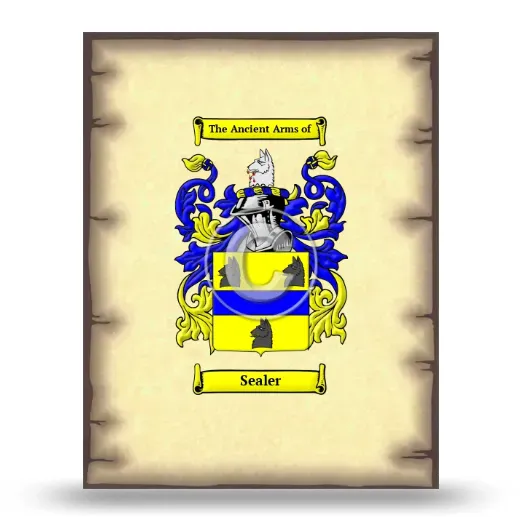 Sealer Coat of Arms Print