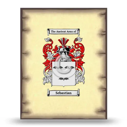 Sebastian Coat of Arms Print