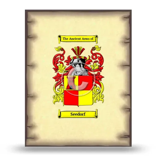 Seedorf Coat of Arms Print