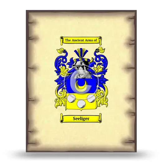 Seeliger Coat of Arms Print