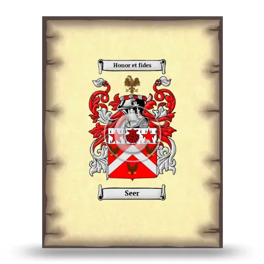 Seer Coat of Arms Print