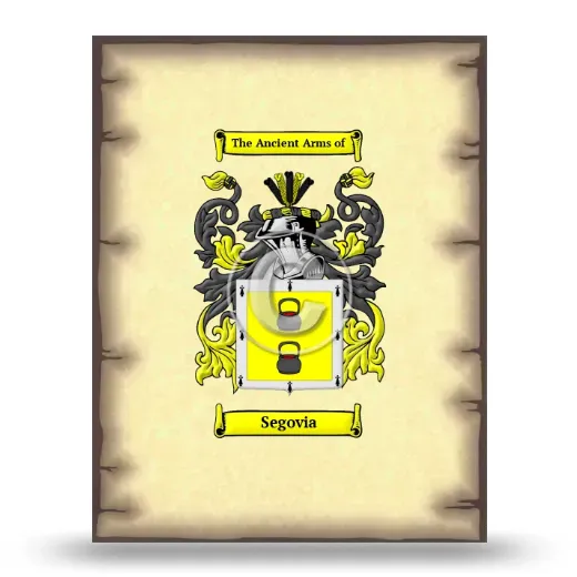 Segovia Coat of Arms Print