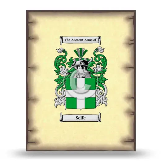 Selfe Coat of Arms Print