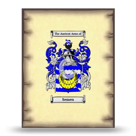 Semen Coat of Arms Print