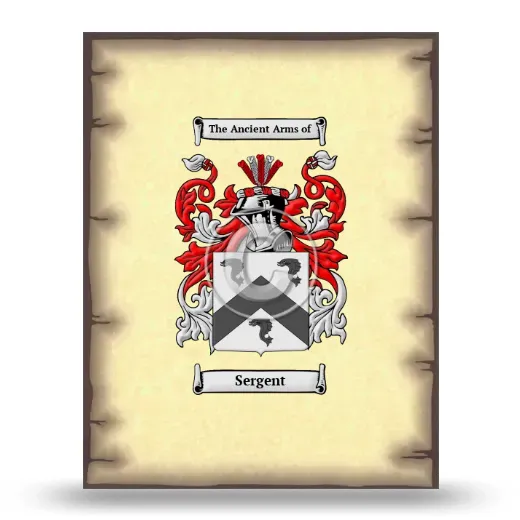 Sergent Coat of Arms Print