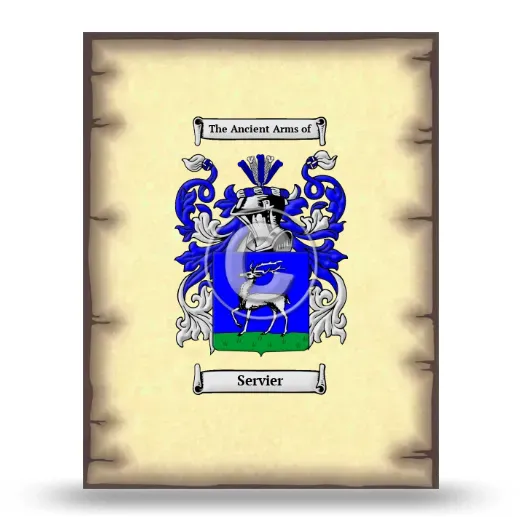 Servier Coat of Arms Print