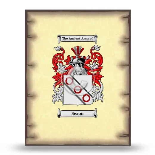 Sexon Coat of Arms Print