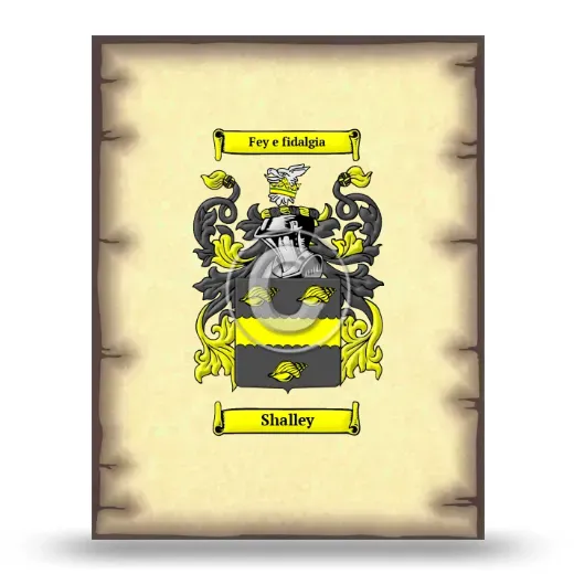 Shalley Coat of Arms Print