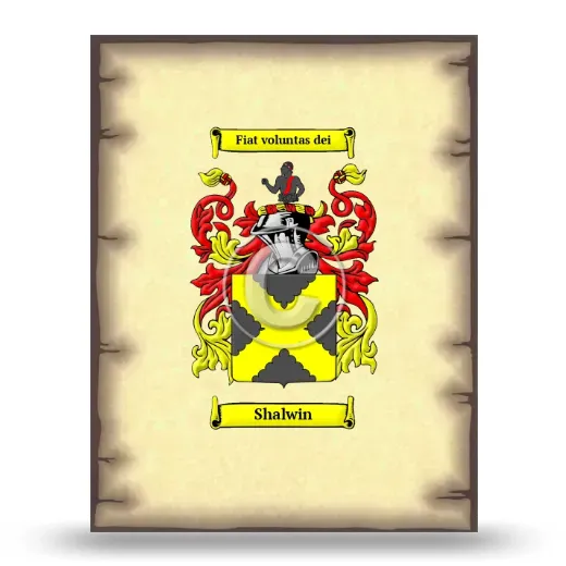 Shalwin Coat of Arms Print