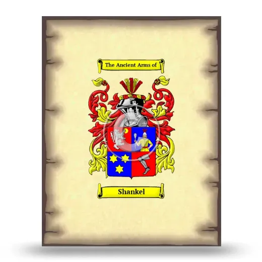 Shankel Coat of Arms Print