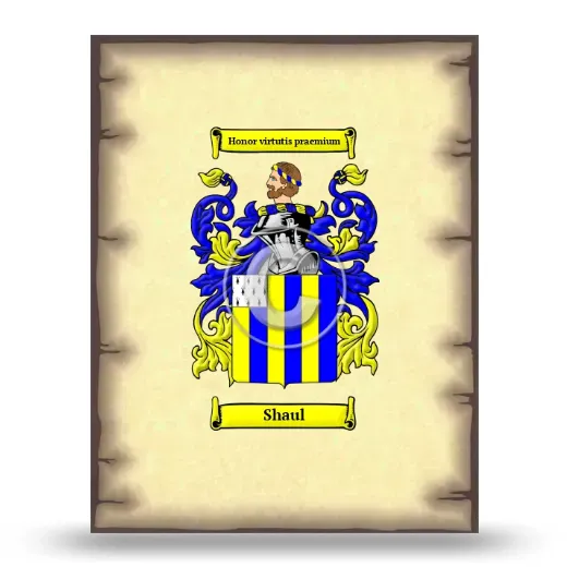 Shaul Coat of Arms Print