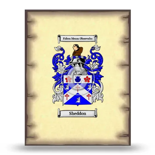 Sheddon Coat of Arms Print