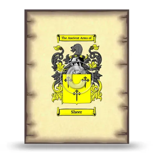 Sheer Coat of Arms Print