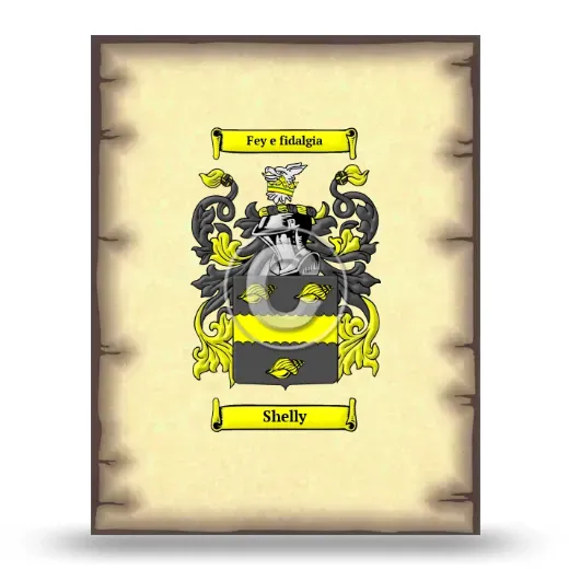 Shelly Coat of Arms Print