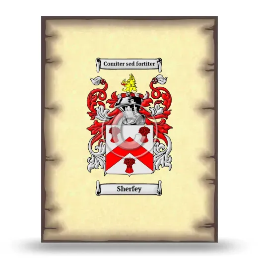 Sherfey Coat of Arms Print