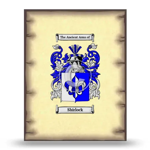 Shirlock Coat of Arms Print