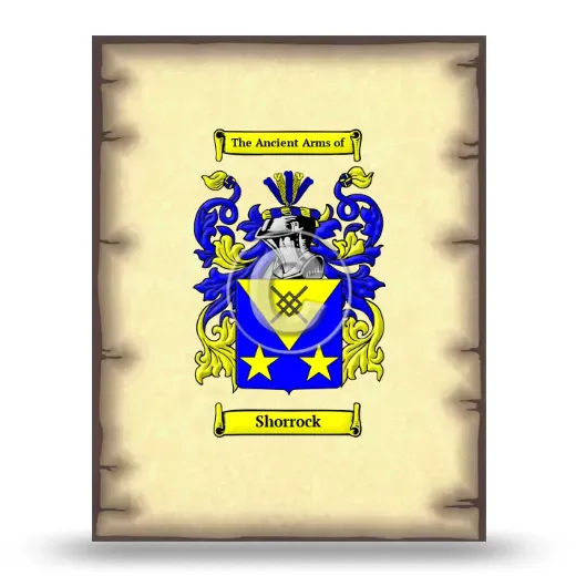 Shorrock Coat of Arms Print