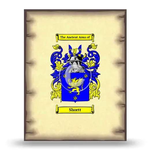 Shortt Coat of Arms Print