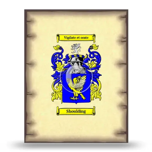 Shoulding Coat of Arms Print