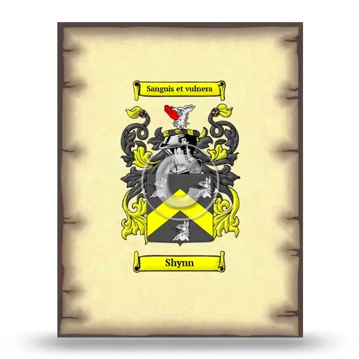 Shynn Coat of Arms Print