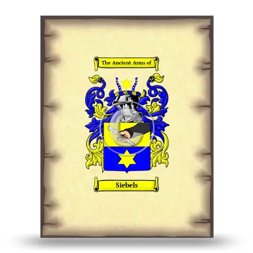 Siebels Coat of Arms Print