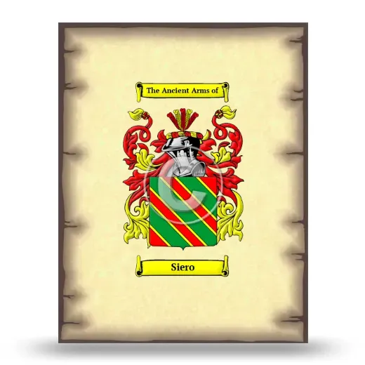 Siero Coat of Arms Print
