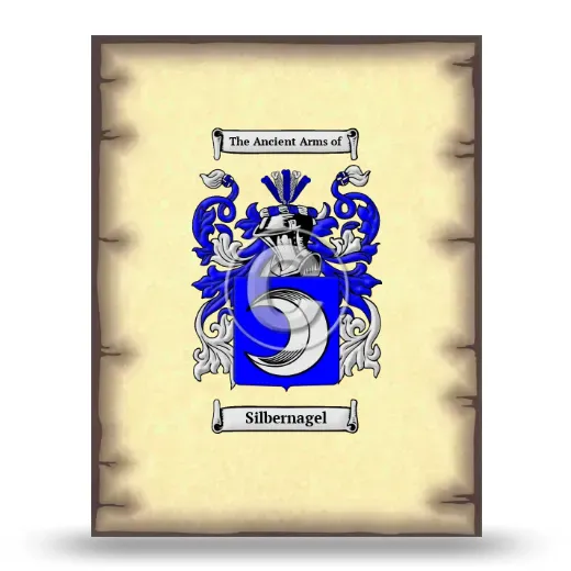 Silbernagel Coat of Arms Print