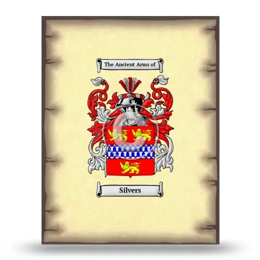 Silvers Coat of Arms Print