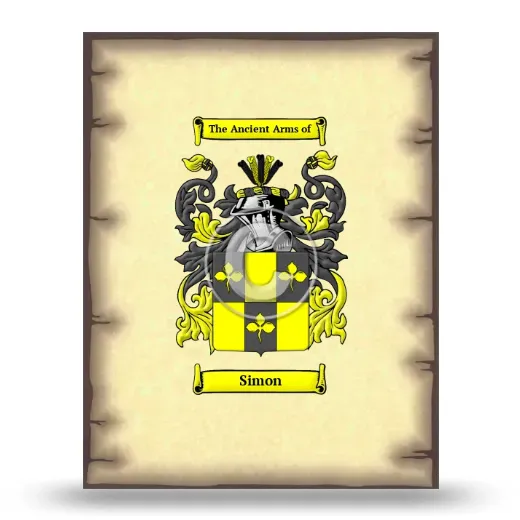 Simon Coat of Arms Print